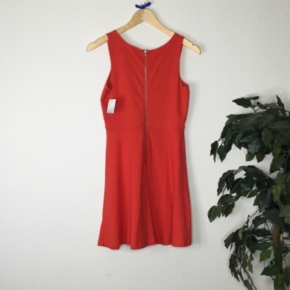 NWT Dollhouse Red Faux Leather Dress - Picture 5 of 7